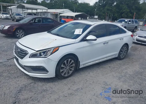 2017 Hyundai Sonata Sport из США, поврежденный, VIN 5NPE34AF9HH516850